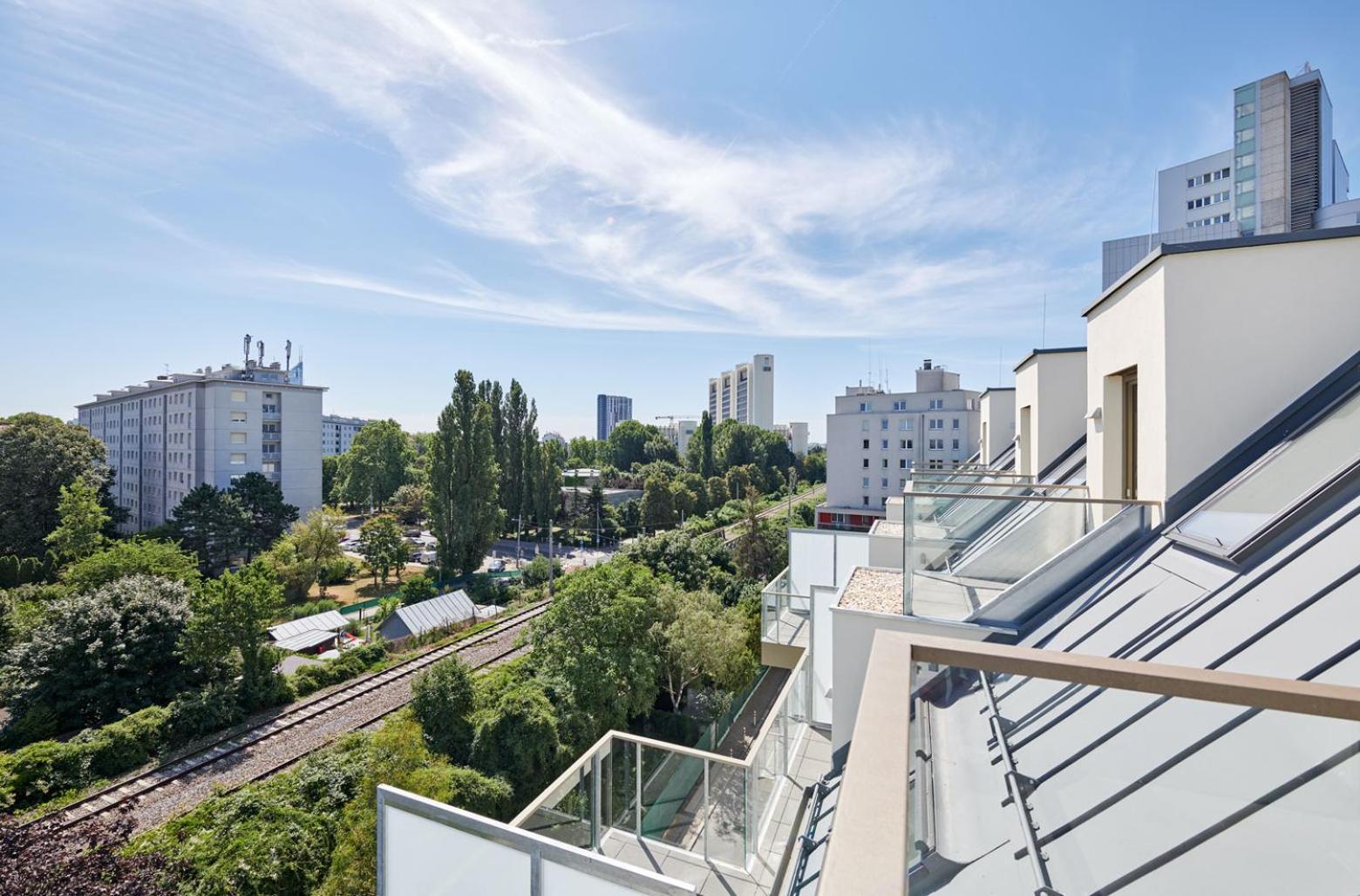 Coho City Apartments Mit Hauseigener Tiefgarage Вена Экстерьер фото
