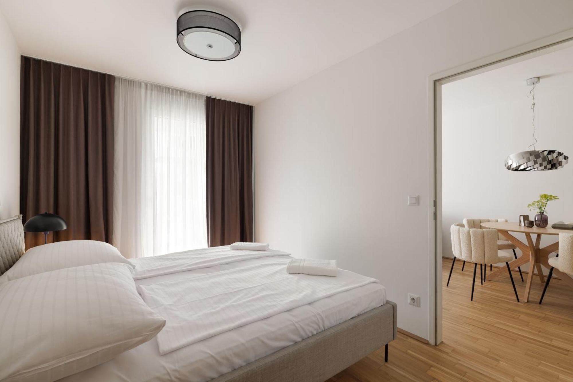 Coho City Apartments Mit Hauseigener Tiefgarage Вена Экстерьер фото